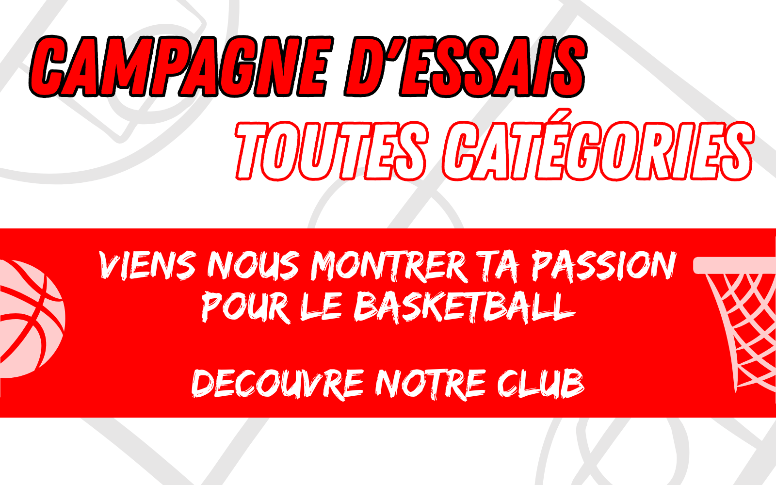 Campagne d'essais toutes catégories