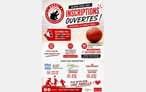 Inscriptions ouvertes !!!