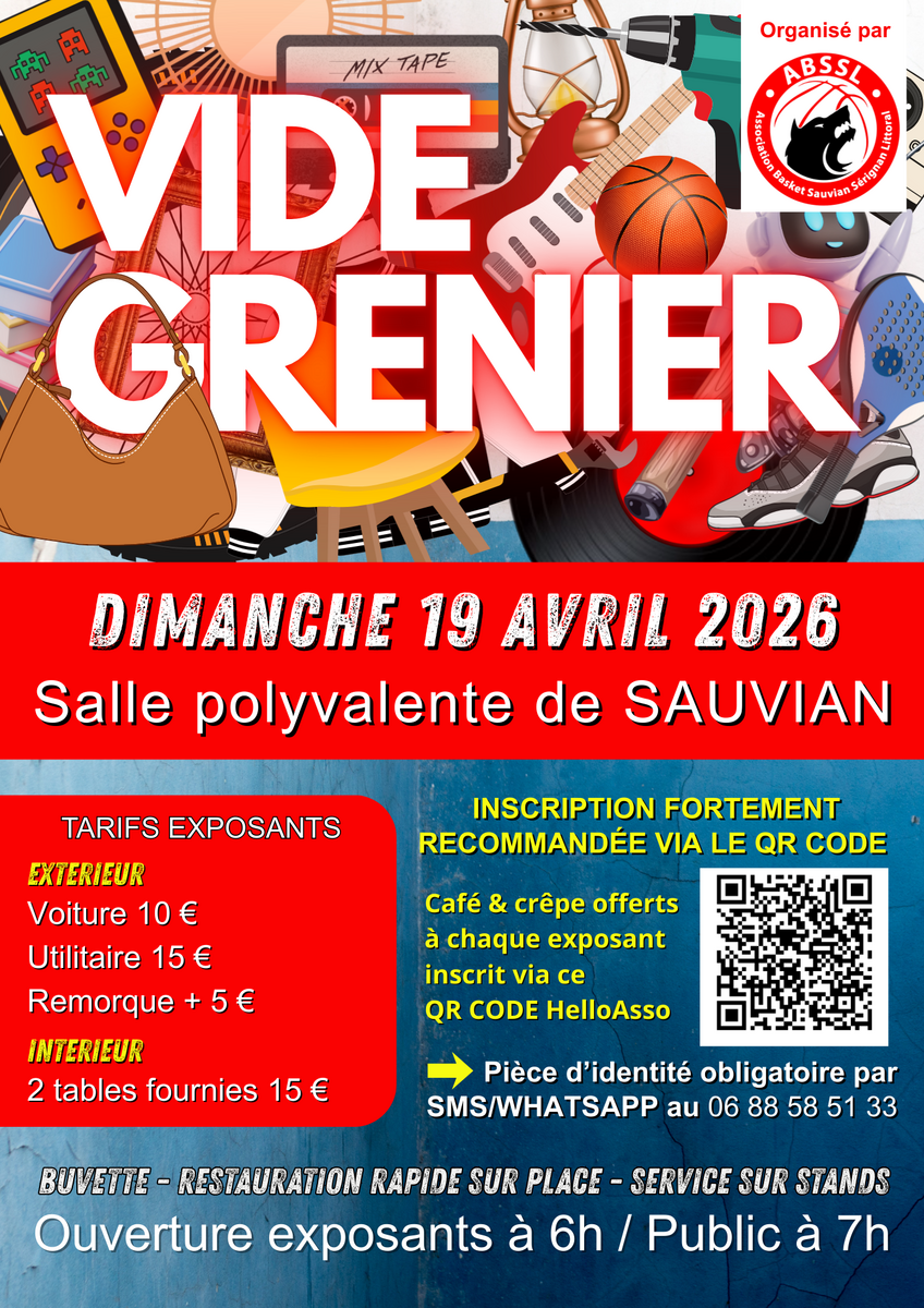 VIDE GRENIER DU BASKET