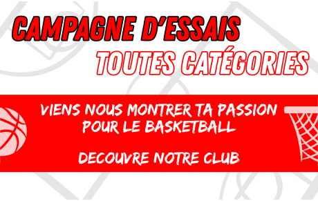 Campagne d'essais toutes catégories